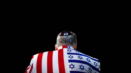 A member of the audience at the AIPAC convention in Washington, US, March 2, 2020
