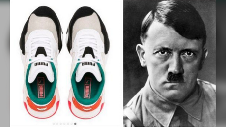 Hitler, Gogol, or just a shoe? Russians theorize about hidden meaning behind Puma sneaker