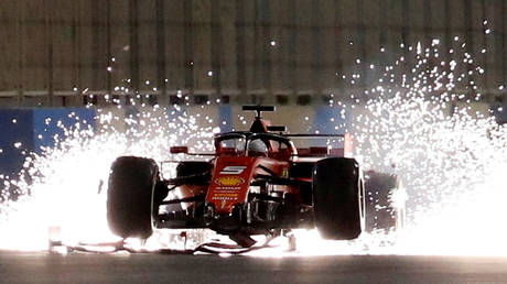 FILE PHOTO. F1 Bahrain Grand Prix in 2019. ©REUTERS / Thaier Al-Sudani