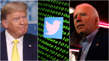 ‘Double standards!’: Trump team rips Twitter after it flags Biden ‘endorsement’ clip but OKs THREE doctored Trump vids