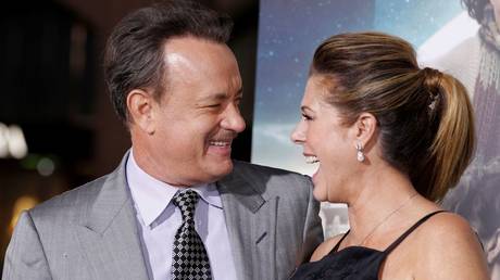 FILE PHOTO: Actor Tom Hanks and wife, actress Rita Wilson, October 24, 2012.