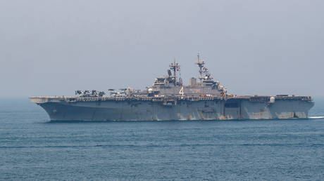 Amphibious assault ship USS Boxer. © Reuters / US Navy