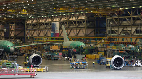 Boeing's Everett factory, Washington, US