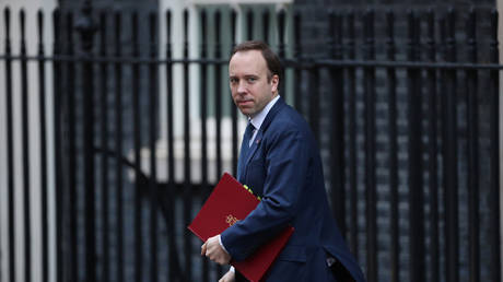 Britain's health secretary Matt Hancock has tested positive for Covid-19. © REUTERS/Hannah Mckay