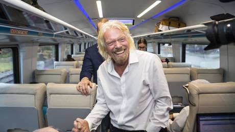 Richard Branson trended on Twitter on Saturday as criticism came thick and fast. © Global Look Press via ZUMA Press
