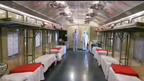 India & Pakistan convert trains into mobile Covid-19 hospitals (PHOTOS, VIDEOS)