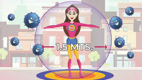Meet Susana Distancia: Mexico unveils superhero mascot promoting 'healthy distance' in a bid to halt coronavirus spread