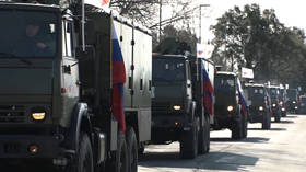 WATCH Russian military infection specialists heading for coronavirus-plagued northern Italy
