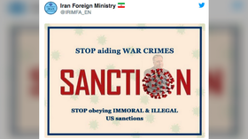 Pompeo behind corona? Iran’s foreign ministry employs PHOTOSHOP to take a not-so-subtle jab at US sanctions (PHOTO)