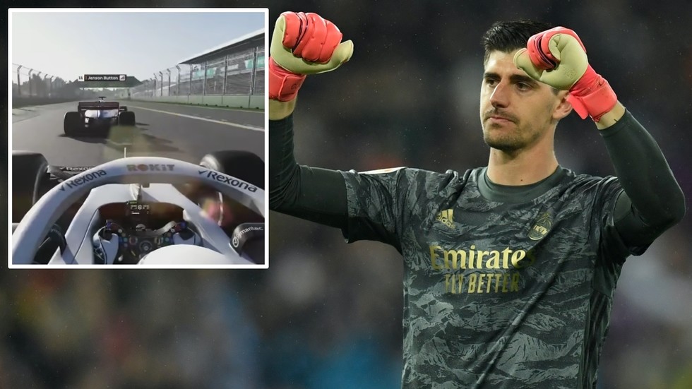 From the pitch to the pits Thibaut Courtois swaps sports as he gets 