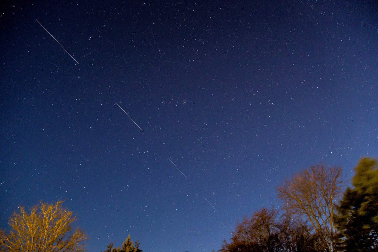 Elon Musk steals even more of the night sky as he launches another batch of his planned 40,000