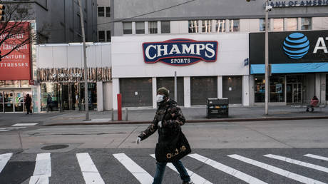 Closed for business in Brooklyn, New York. © Reuters / Stephen Yang
