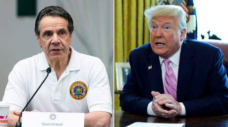 Andrew Cuomo and Donald Trump © Reuters / Jeenah Moon and Yuri Gripas