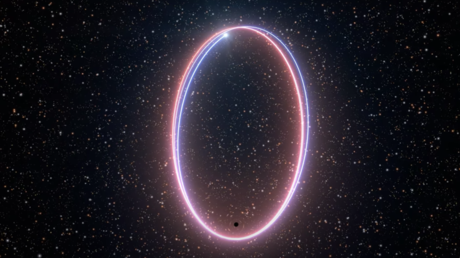 Star proves Einstein&rsquo;s theory as it orbits supermassive black hole in stunning &lsquo;SPIROGRAPH&rsquo; pattern (VIDEO)