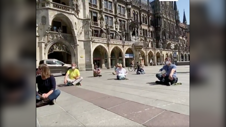 Germans decry &lsquo;out of proportion&rsquo; Covid-19 lockdown measures with multiple protests with &lsquo;social distancing&rsquo;