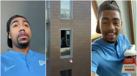 Drone delivery! Zenit St Petersburg star Malcom receives Player of Month award by drone in quarantine (VIDEO)
