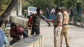 Indian cop gets hand CHOPPED OFF amid scuffle with blade-wielding men defying Covid-19 lockdown