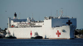 Mysterious Covid-19 outbreak forces US Navy to quarantine 116 crew on HOSPITAL ship treating handful of non-coronavirus patients