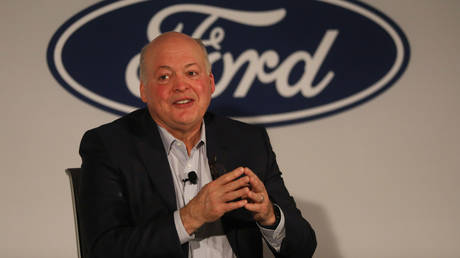 Jim Hackett CEO of Ford, July 12, 2019 in New York City