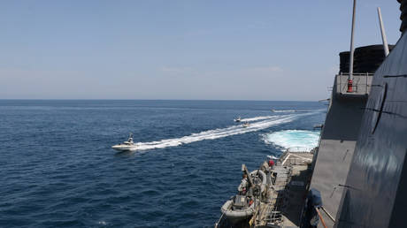‘Illegitimate presence’: Iran says Persian Gulf confrontation was sparked by US Navy encroaching on planned drills