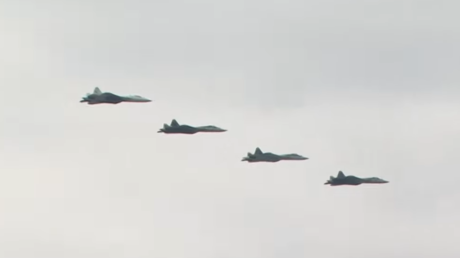 Secretive Russian stealth fighter jet Su-57 to take part in Victory Day parade flyover (VIDEO)