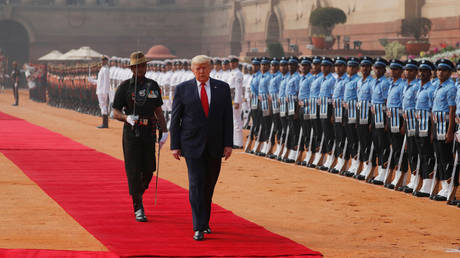 US President Donald Trump visits India