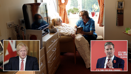 Row erupts between BoJo and Labour, as Covid-19 guidance saying care homes ‘unlikely’ to become infected re-emerges