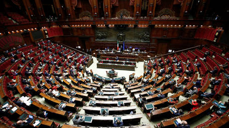 FILE PHOTO: The lower house of the Italian Parliament