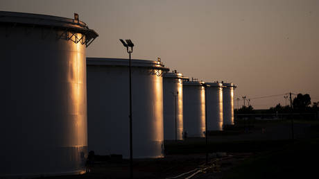 Oil storage facility in Cushing, Oklahoma