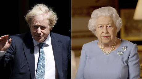 (L) Boris Johnson © Reuters / John Sibley; (R) Britain's Queen Elizabeth II © Buckingham Palace / Handout via Reuters