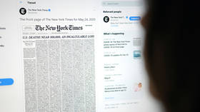 NYT includes MURDER VICTIM in controversial front page list of Covid-19 deaths