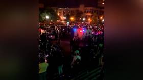 Several people shot as enraged rioters try to FLIP police van in Louisville (VIDEO)