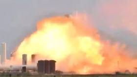SpaceX Starship SN4 prototype explodes after engine test in Texas (VIDEO)