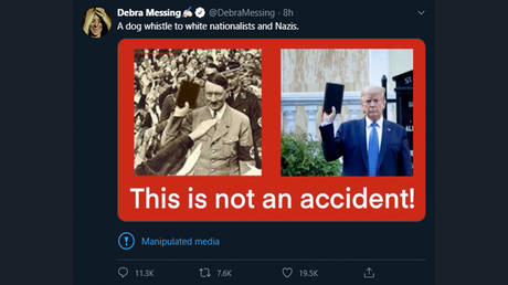 © Debra Messing / Twitter / screenshot