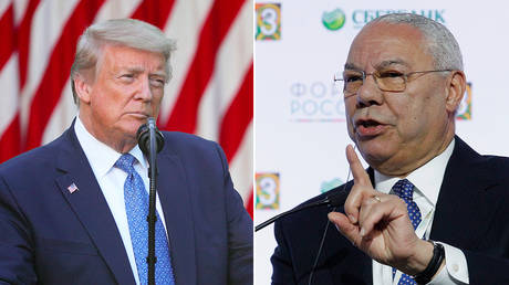 Donald Trump and Colin Powell © Reuters / Tom Brenner and Sergei Karpukhin