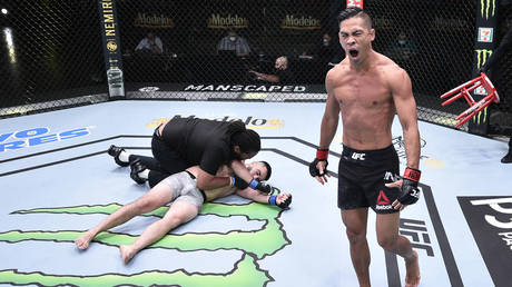 Tyson Nam claimed an explosive KO win at UFC Las Vegas. © Zuffa LLC / Getty Images