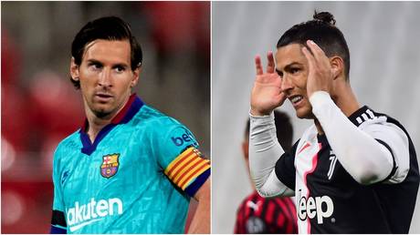 Mixed fortunes: Lionel Messi and Cristiano Ronaldo. ©  Quality Sport Images / Getty / Reuters
