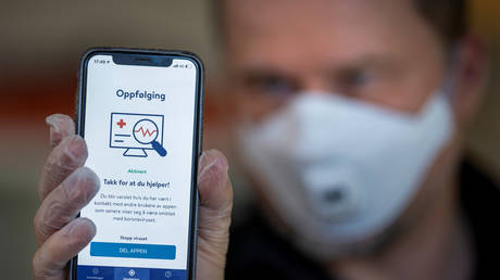Norway's National Institute of Public Health's Smittestopp app has been halted © NTB Scanpix/Heiko Junge via Reuters