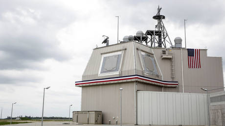 The deckhouse of the Aegis Ashore missile defense system at Deveselu Air Base, Romania, May 12, 2016. © Reuters / Inquam Photos / Adel Al-Haddad