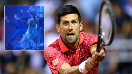 Serbian tennis star Novak Djokovic. © Reuters / Screenshot Twitter
