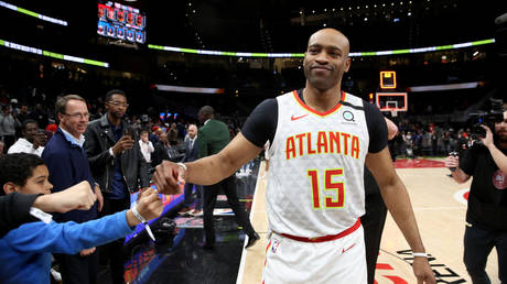 Retiring Atlanta Hawks guard Vince Carter. © USA TODAY Sports