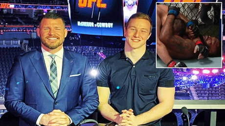 Michael Bisping © Instagram / mikebisping | The Dagestani handcuff © Instagram / raverbasher