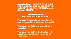 Education or propaganda? Nickelodeon makes children watch 9 MINUTES of ‘I can’t breathe’ BLM commercial, polarizing parents