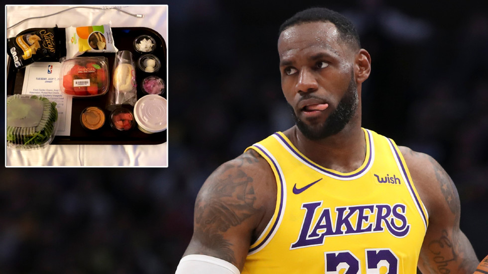 No WAY LeBron is eating this': NBA stars & fans MOCK food served ...