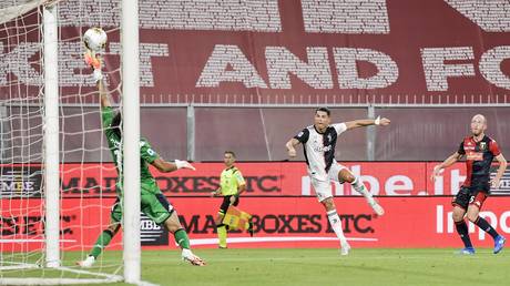 Cristiano Ronaldo scored a superb strike against Genoa. © Juventus via Getty Images