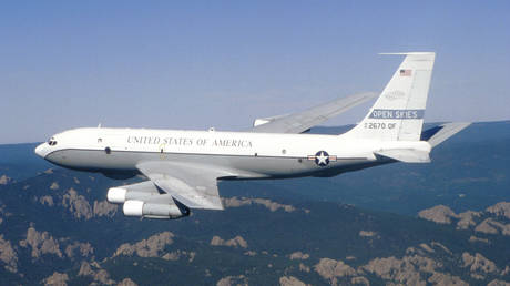 A US Air Force Boeing OC-135B Open Skies observation aircraft. © Wikipedia.