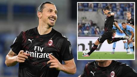 Goalscorer: AC Milan hitman Zlatan Ibrahimovic