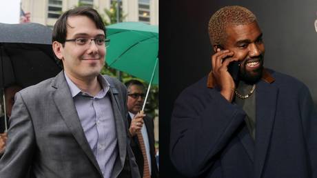 Martin Shkreli (L) and Kanye West (R). © Amr Alfiky / Reuters (L); Allison Joyce / Reuters (R)