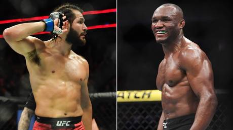 Jorge Masvidal (left) will challenge UFC champion Kamaru Usman for the UFC welterweight title at UFC 251