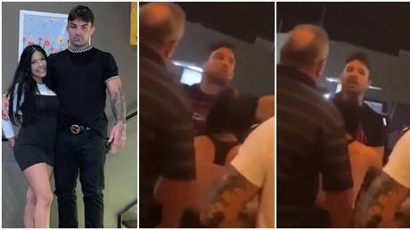 UFC fighter Mike Perry was involved in a confrontation in a Texas restaurant. © Instagram @platinummikeperry / Twitter @MMAEejit